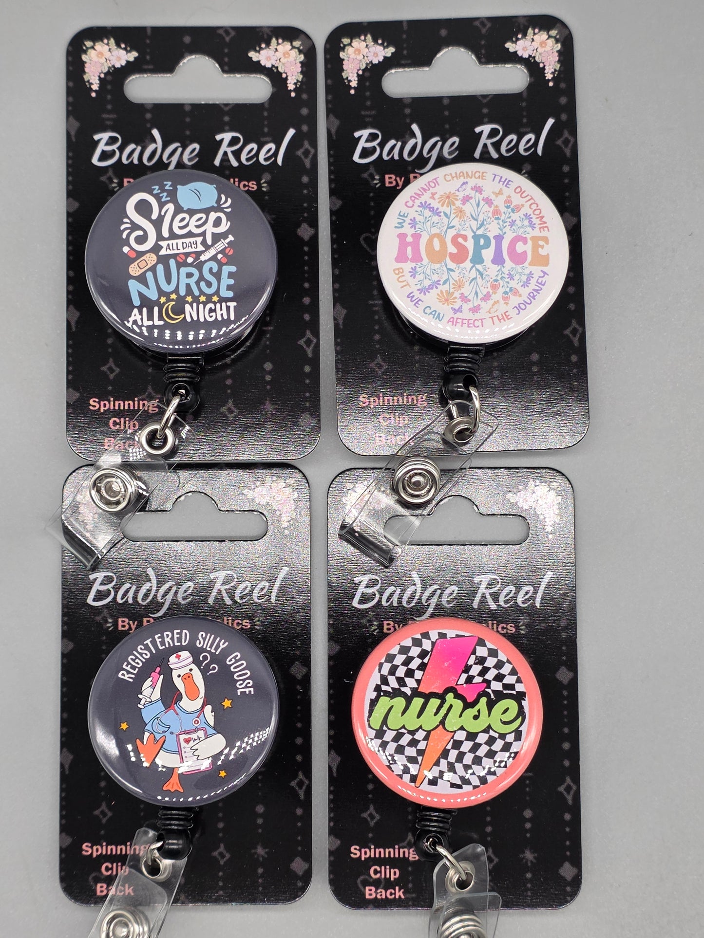 Badge Reels for Nurses (29 Piece Bundle, 1.5") - Retractable Swivel Back Alligator Clip