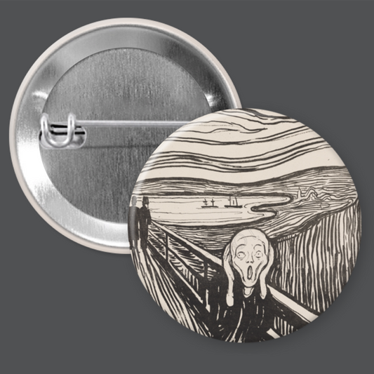 The Scream - Edvard Munch - 1.5" or 2.25", Pin or Magnet